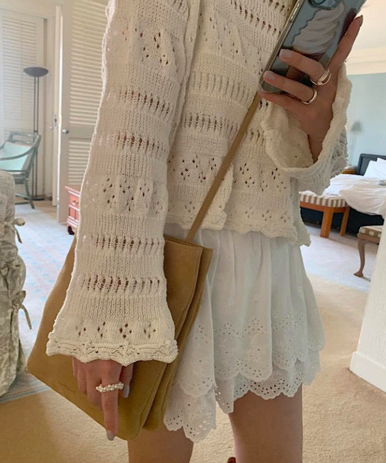 Delicate Cotton Crochet Knit