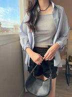 Over Striped Shirt