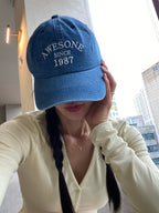 Awesone Denim Ball Cap