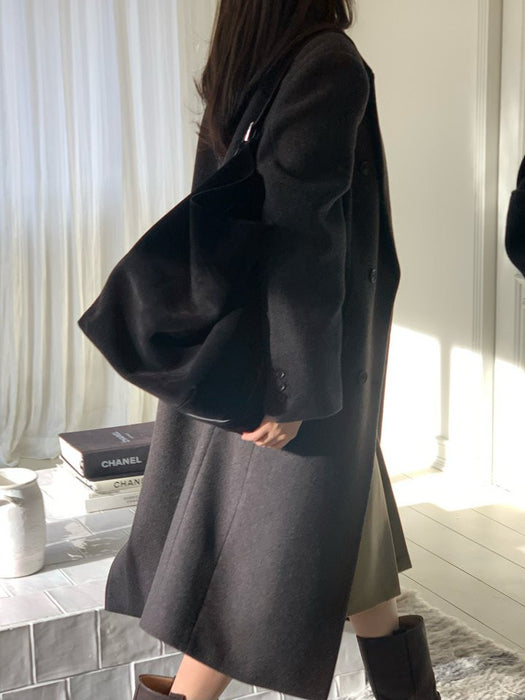 Premium Stanford Double 70% Wool Coat
