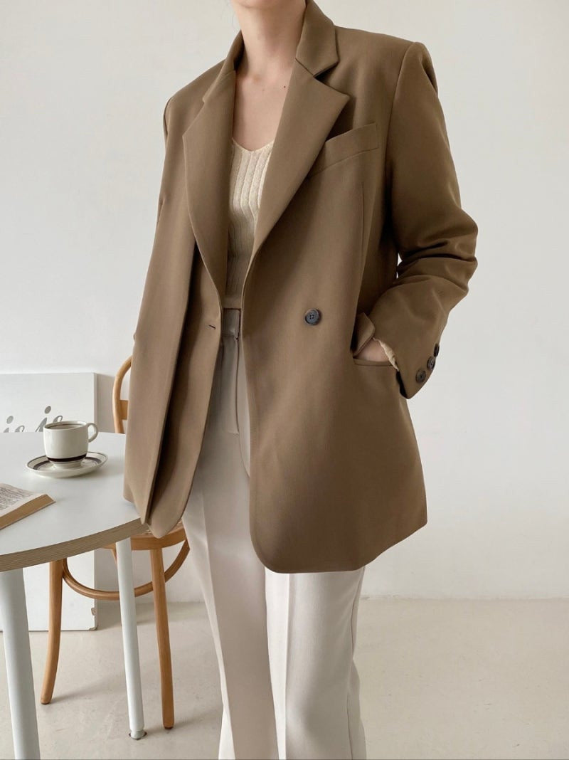 Double-layer One Button Jacket