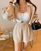 Simple Linen Two-Piece