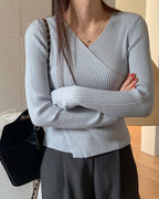Reverie Wrap Knit Top