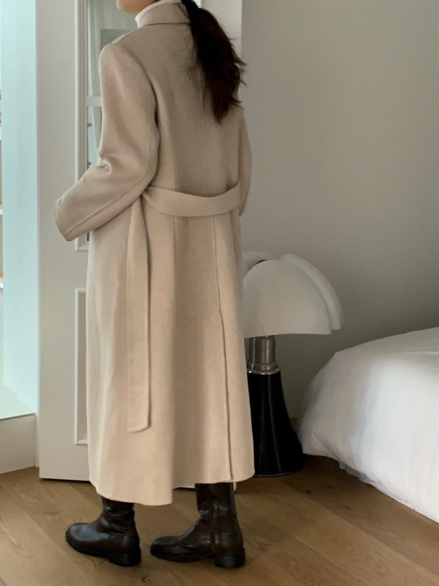 Vin 90% Wool Coat with Padded Vest