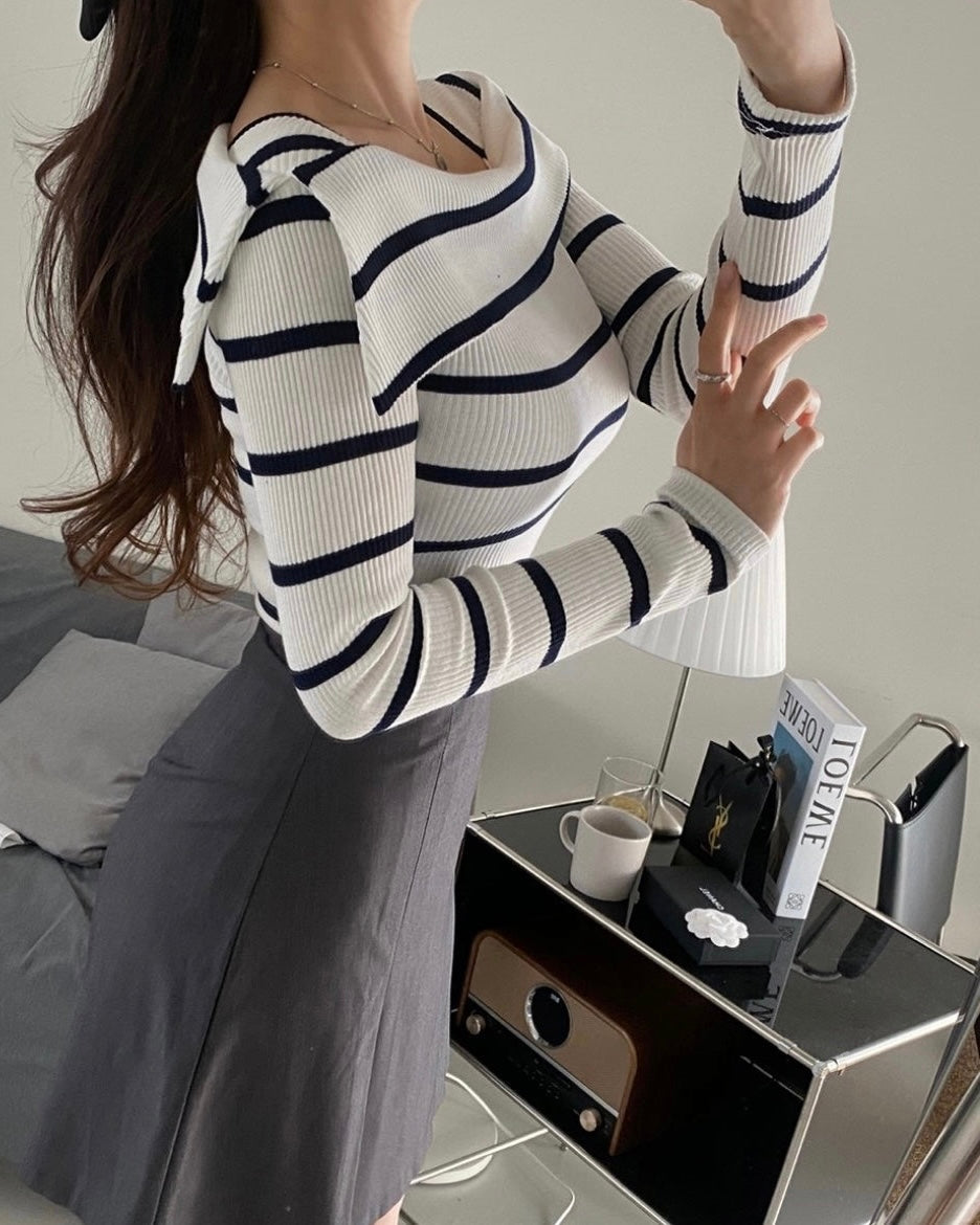 Striped Cotton Long Sleeve