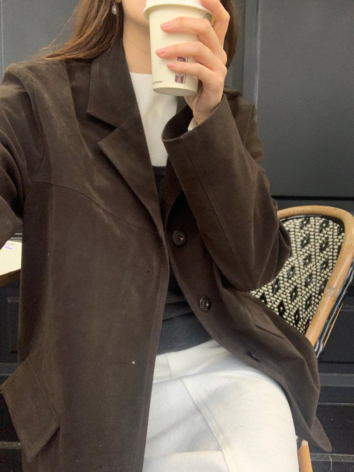 Premium Montaigne Suede Jacket