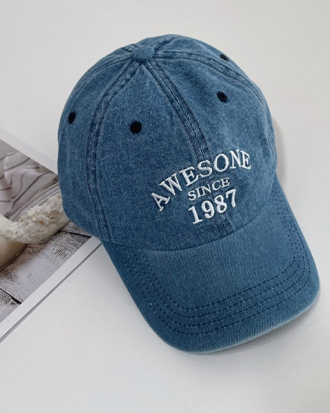 Awesone Denim Ball Cap
