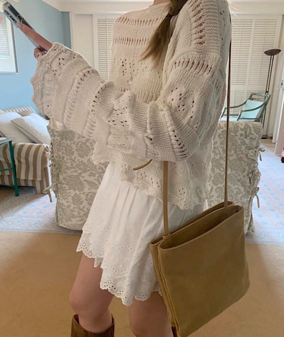 Delicate Cotton Crochet Knit