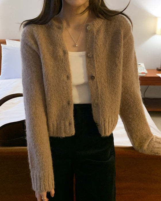 Mui Alpaca Cardigan - 88% Alpaca