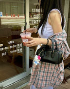 Pink Check Overfit Shirt