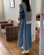 Denim Overfit Maxi Dress