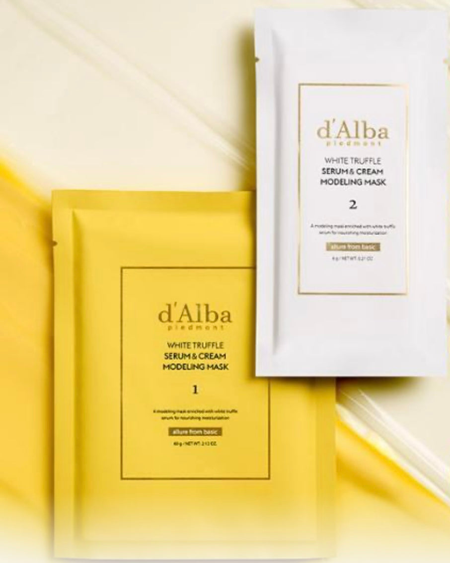 [ d’Alba ] White Truffle Serum & Cream Modeling Mask 66g