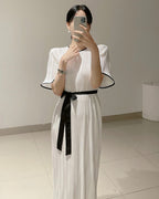 [ Pre-order ] Charmant Pleats Dress