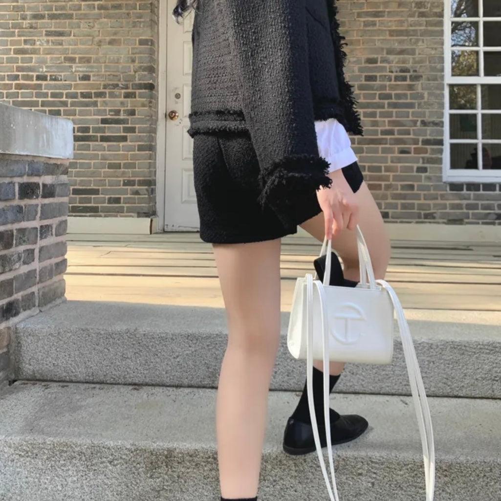 [XS,S] Monica Tweed Shorts
