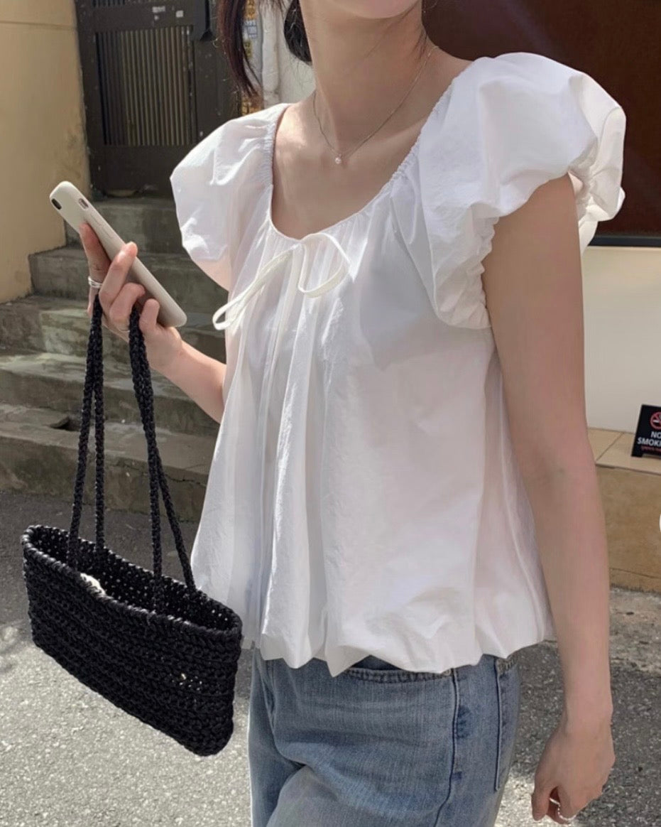 Balloon Ribbon Blouse