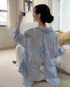 Heaven Back Ribbon Shirt