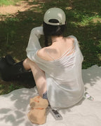 Loose-Fit Strap Knit