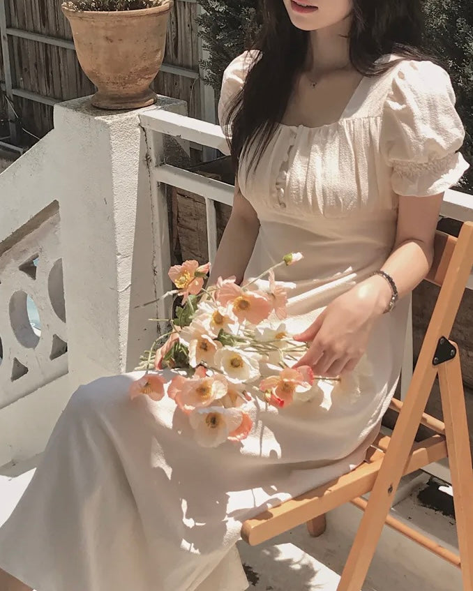 [ Sale Excluded ] Kong Button Dress