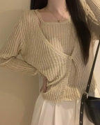 Lucifer Sheer Knitted Top