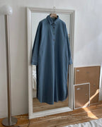Denim Overfit Maxi Dress