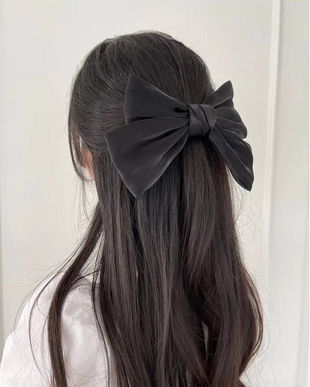 Organza Big Ribbon Hair Clip