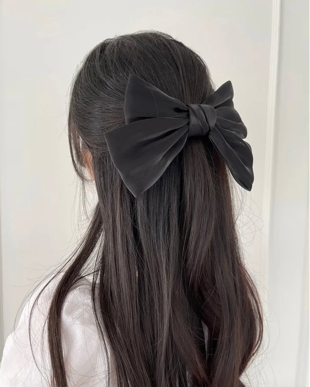 Organza Big Ribbon Hair Clip