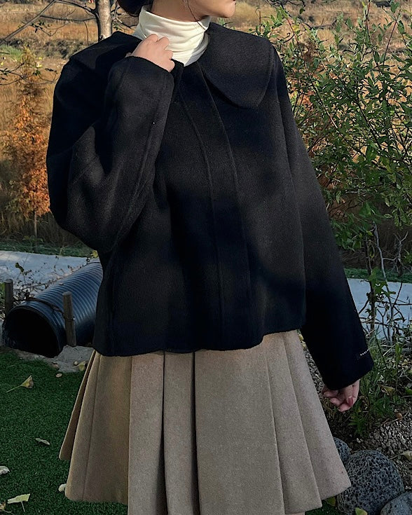 Laura 80% Wool Short Coat