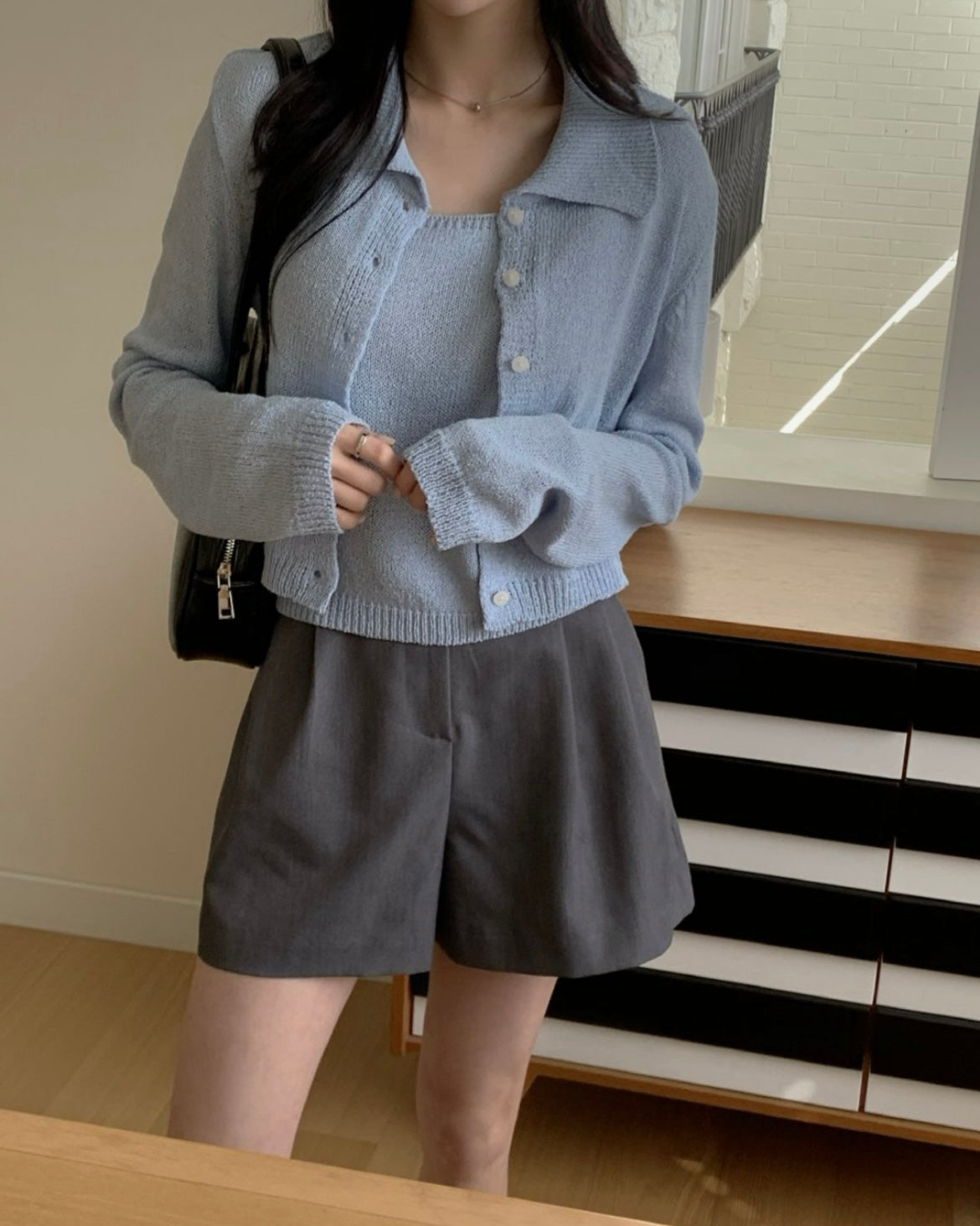 Biela Cardigan Set