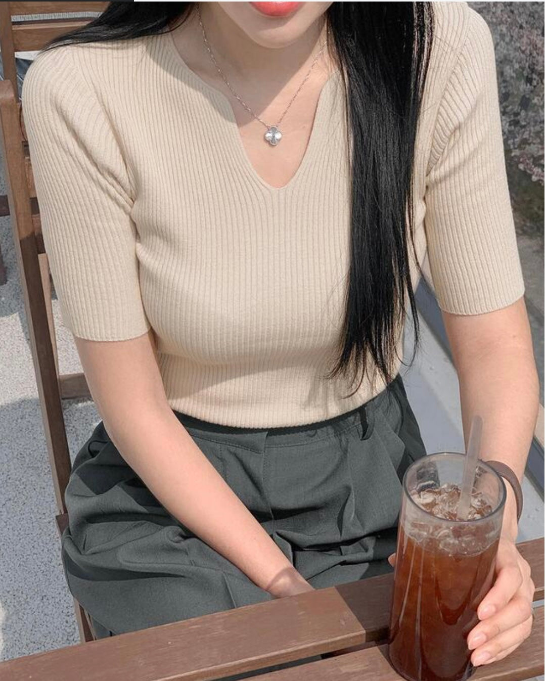 Envy Half-Sleeve Knit