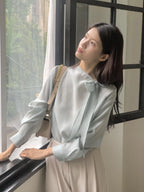 [ Pre-order ] And Tie Blouse