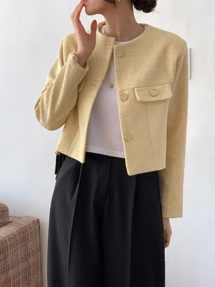 Macaroon Tweed Jacket