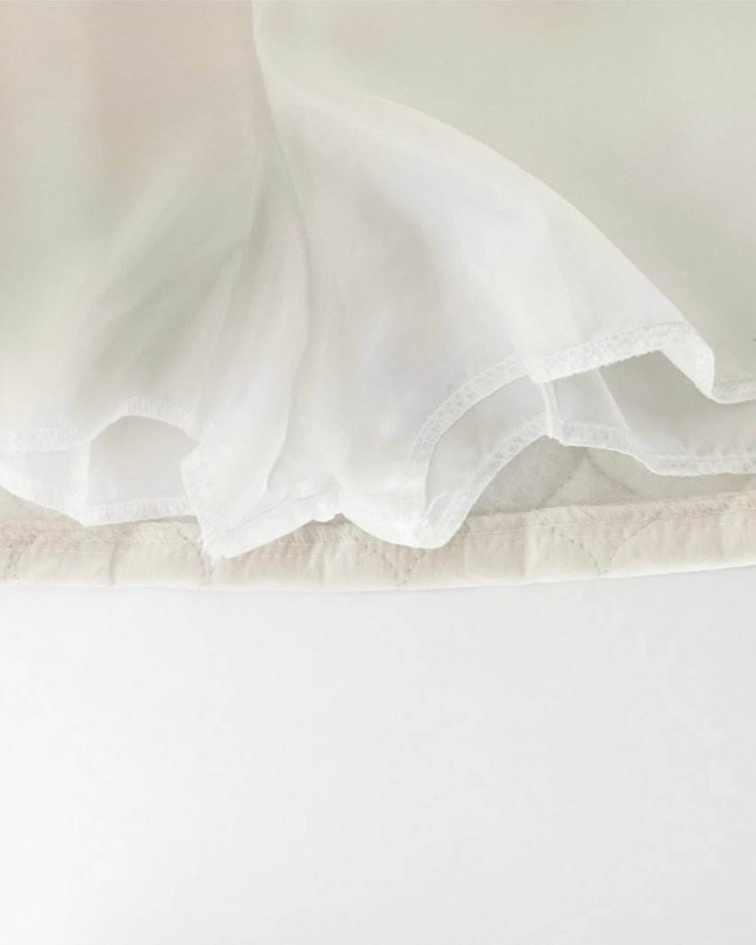 Heart Quilted Baning Skirt