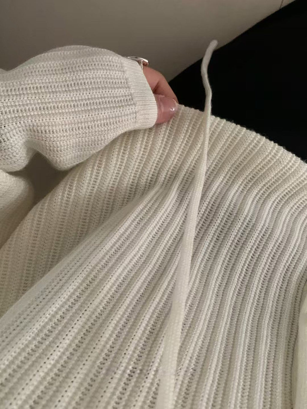 Egg Hoodie Cardigan