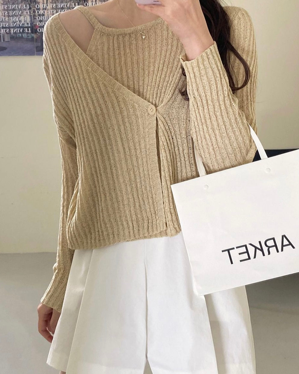 Lucifer Sheer Knitted Top