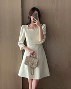 [ Pre-order ] Glen Tweed Dress - Mini / Long