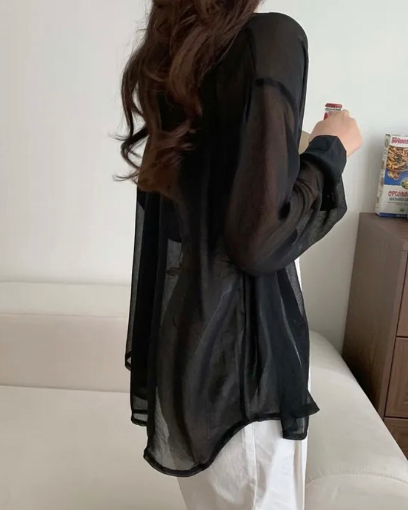 See-Through Overfit Shirt
