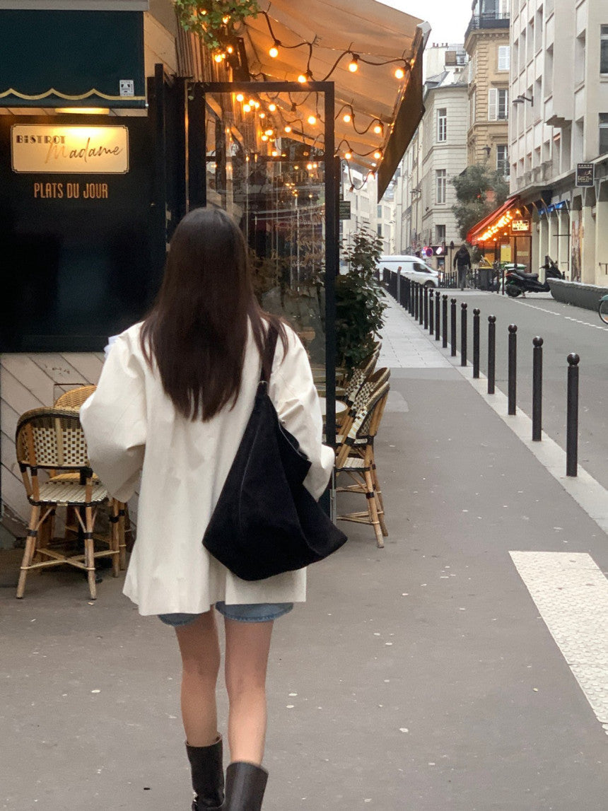Premium Iena Half Trench Coat