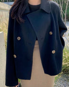Double 90% Wool Short Coat