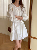 [ Pre-order ] Laurent Pintuck Dress