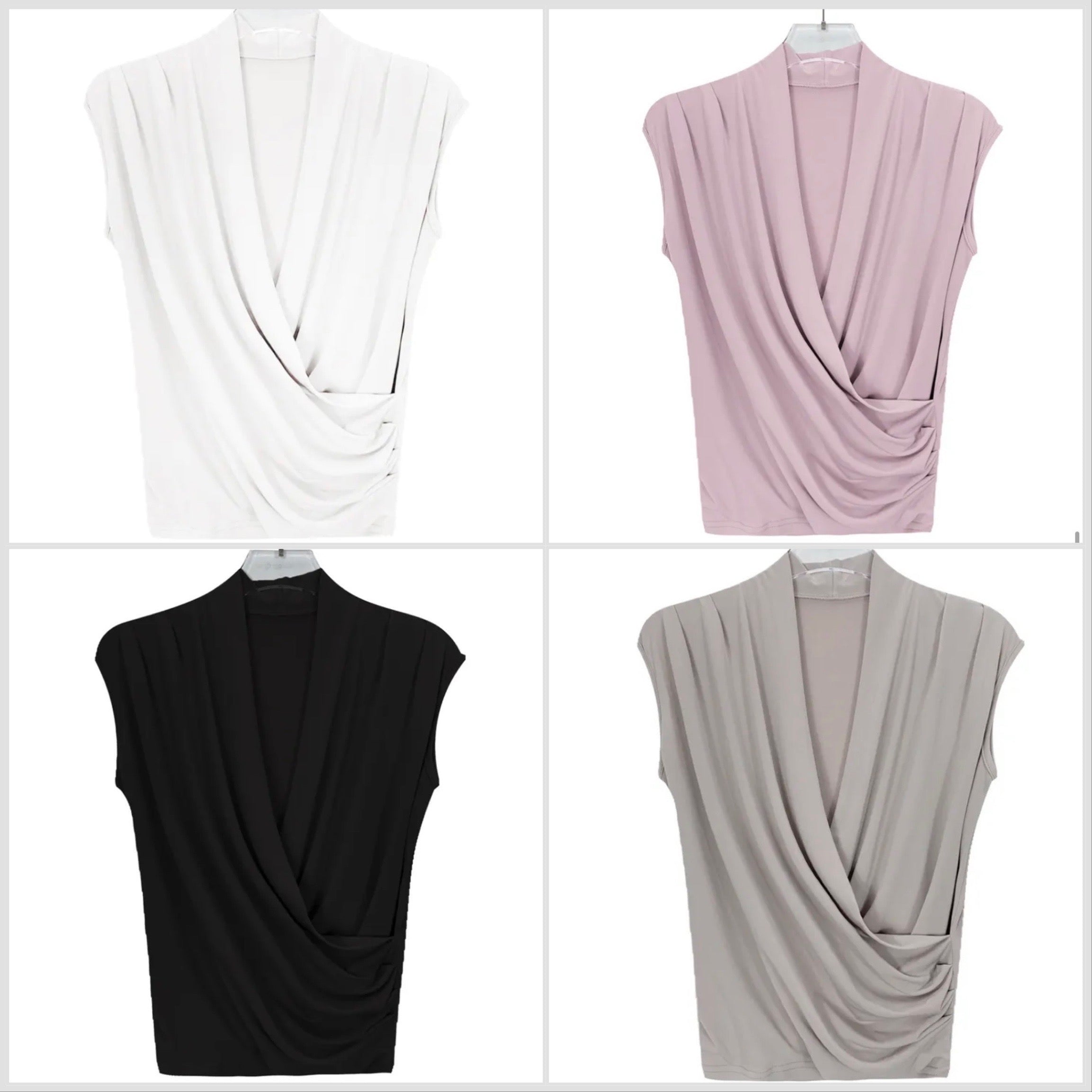 V Wrap Blouse