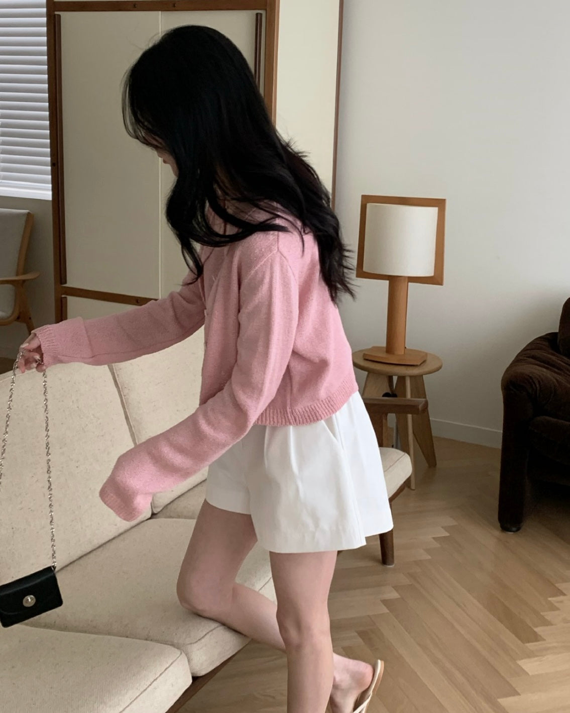 Biela Cardigan Set