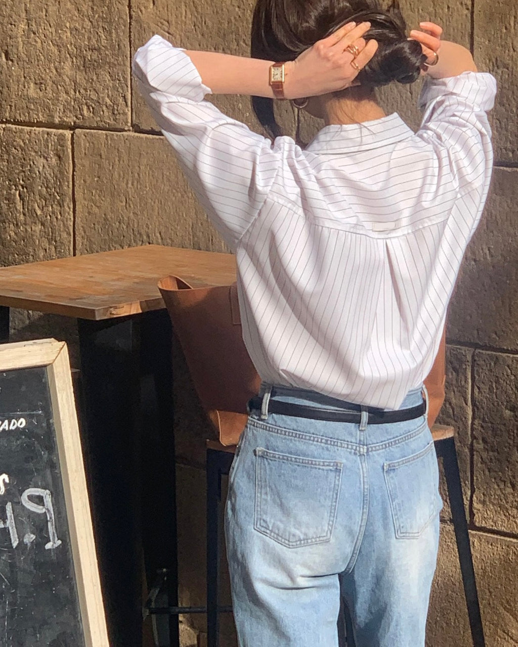 Wrinkle-Free Striped Shirt