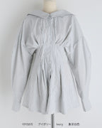 [ Pre-order ] Back Strap Shirt Mini Dress