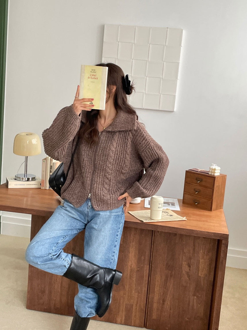 Days Knit Zip-Up