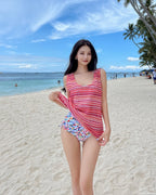 Rainbow Knit Cover-Up