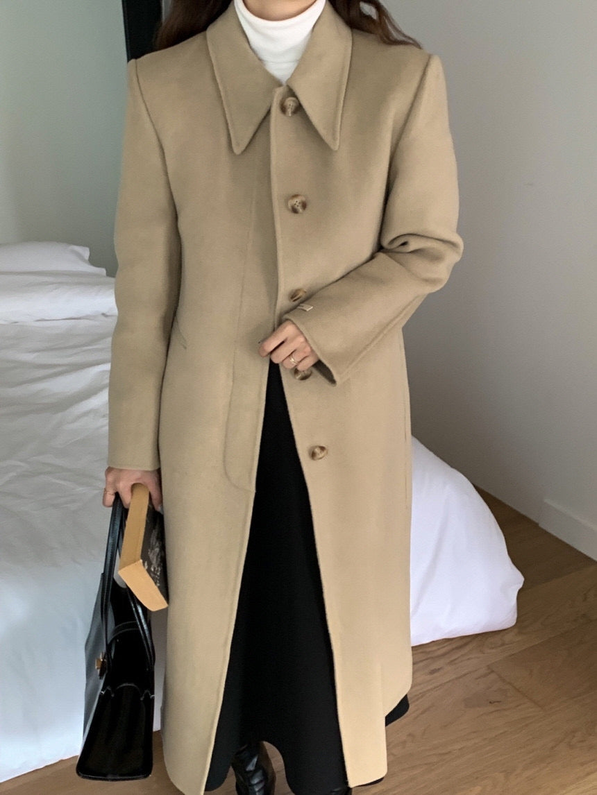 Vin 90% Wool Coat with Padded Vest