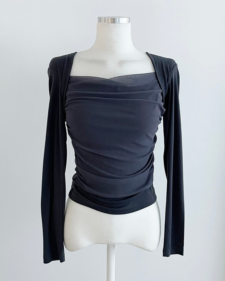 Tulle Bolero Top