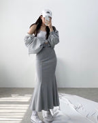 Miranda Hoodie Zip Up & Mermaid Skirt Set
