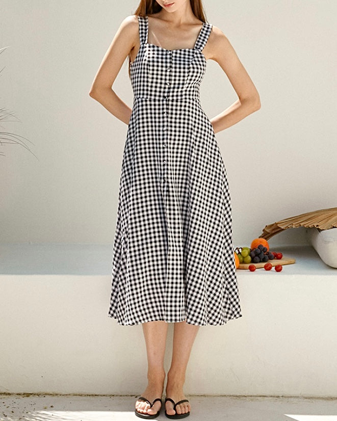 Dali Check Dress