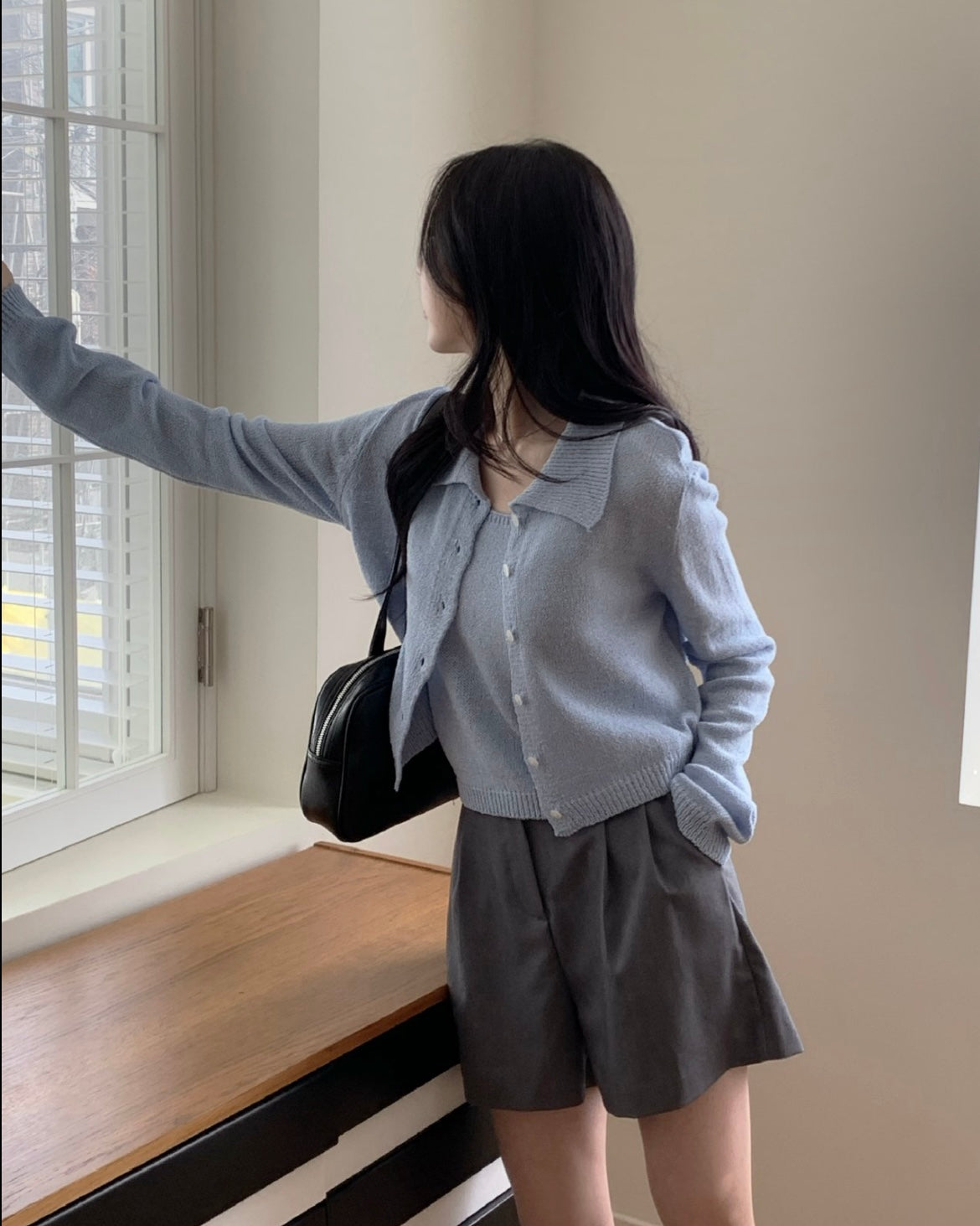 Biela Cardigan Set